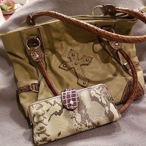 Wrangler tote and 🔥wallet set 🔥